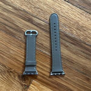 Beige leather Apple Watch band! Brand new and never used!